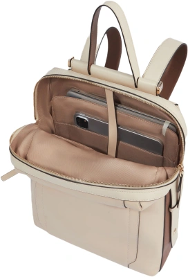 Рюкзак женский Piquadro Circle CA4576W92/BECU бежевый/кофейный натур.кожа