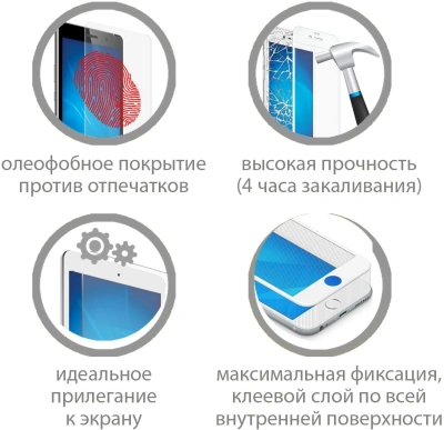 Защитное стекло для экрана DF vColor-21 черный для Vivo Y53s 4G/Y31/Y31s 2.5D 1шт. (DF VCOLOR-21 (BLACK))