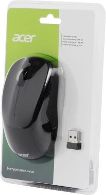 Мышь Acer OMR302 черный оптическая 1200dpi беспров. USB 3but (ZL.MCECC.01X)