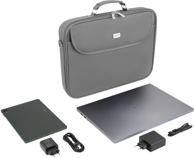 Сумка для ноутбука 15.6" Digma HC-210 серый полиэстер (HC210GY)