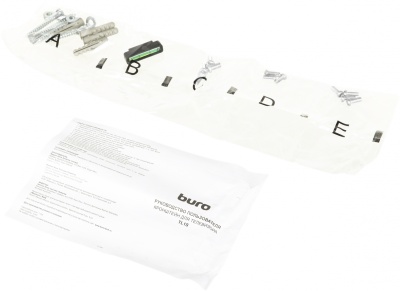 Кронштейн для телевизора Buro TL1S черный 15"-48" макс.25кг настенный наклон