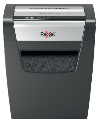 Шредер Rexel Momentum X410 (секр.P-4) фрагменты 10лист. 23лтр. скрепки скобы