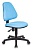 Кресло детское Бюрократ KD-4 голубой TW-55 крестов. пластик