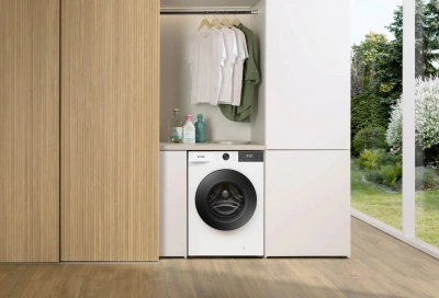 Стиральная машина Gorenje WDG2P854A3C2/C класс: A загр.фронтальная макс.:8кг (с сушкой) белый инвертор