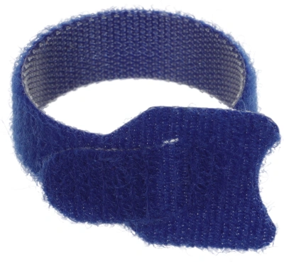 Хомут-липучка Lanmaster LAN-VCM125-BL 125x12мм (упак:20шт) нейлон/полиэтилен внутри помещений синий