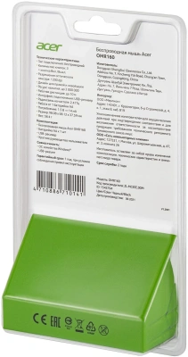 Мышь Acer OMR160 черный оптическая 1200dpi беспров. USB 3but (ZL.MCEEE.00M)