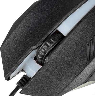 Мышь Оклик 396M INSOMNIA черный оптическая 1200dpi USB 3but (1192373)