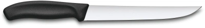Нож кухонный Victorinox Swiss Classic (6.8103.18B) стальной разделочный лезв.180мм прямая заточка черный блистер