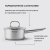 Ковш Rondell Solo RDS-1601 1.3л. d=16см (с крышкой) стальной Ковш Rondell Solo RDS-1601 1.3л. d=16см (с крышкой) стальной