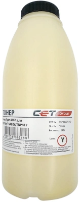 Тонер Cet OSP0416Y-140 желтый бутылка 140гр. для принтера KONICA MINOLTA Bizhub C3320i/C3350i