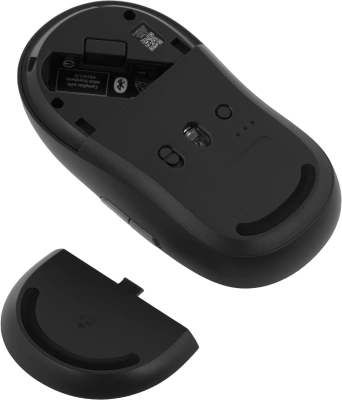 Мышь Xiaomi Wireless Mouse 3 черный оптическая 1200dpi silent беспров. BT/Radio USB для ноутбука 4but (BHR8913GL)