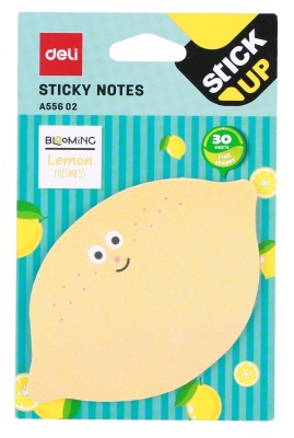Блок самоклеящийся бумажный Deli Blooming Stick UP EA55602 30лист. ассорти несколько размеров европодвес
