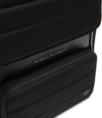Рюкзак мужской Piquadro Oberon CA7279W150/N черный нейлон/натур.кожа