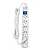 Сетевой фильтр Powercube SPG(5+1)-16B-5M-WHITE 5м (6 розеток) белый (коробка)