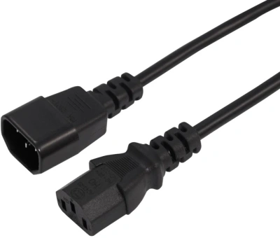 Шнур питания Rexant 04-2723 C14-C13 проводник.:3x0.75мм2 1.8м 220В черный