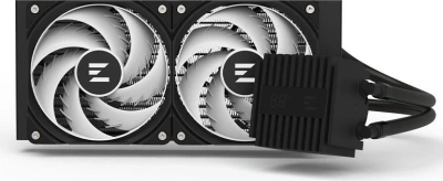 Система водяного охлаждения Zalman Alpha2 A24 ARGB Soc-AM5/AM4/1200/1700/1851 черный 4-pin 29.7dB Al LCD 320W 2000gr Ret (ALPHA2 A24 BLACK)