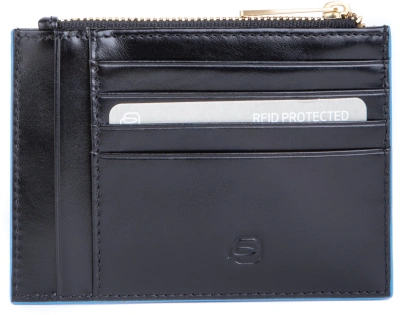 Чехол для кредитных карт Piquadro Blue Square PP6659B2R/N черный натур.кожа