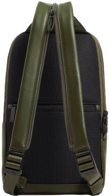 Рюкзак слинг Piquadro Russel CA6764W137/VE2 хаки натур.кожа