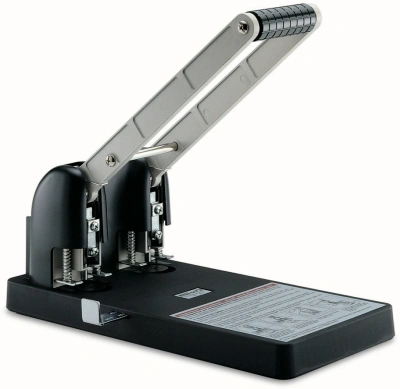 Дырокол Kw-Trio Heavy Duty 952 макс.:150лист. металл/пластик черный отв.:2 с линейкой