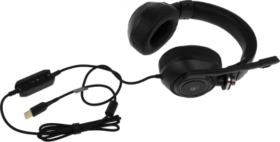 Наушники с микрофоном A4Tech Bloody G580 черный 2м мониторные USB оголовье (G580 USB /BLACK)