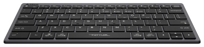 Клавиатура A4Tech FBX51C серый USB беспроводная BT/Radio slim Multimedia для ноутбука (FBX51C GREY)