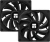 Устройство охлаждения(кулер) Thermalright Burst Assassin Vision 120 Soc-AM5/AM4/1200/1700/1851 черный 4-pin 25.6dB Al+Cu LCD Ret (BA120-VISION-BL)