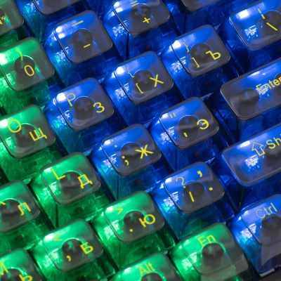 Клавиатура Оклик 915GK механическая черный USB for gamer (1790371) кабель 1.8м