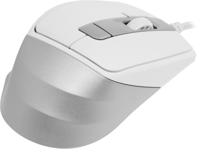 Мышь A4Tech Fstyler FM45S Air белый/серебристый оптическая 2400dpi silent USB 7but (FM45S AIR USB (SILVER WHITE))