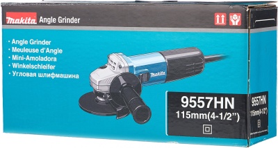 Углошлифовальная машина Makita 9557HNRK 840Вт 11000об/мин рез.шпин.:M14 d=115мм