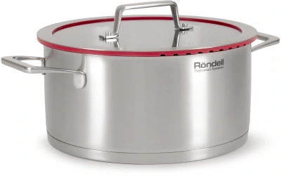 Кастрюля Rondell Verter RDS-2030 4.7л. d=24см (с крышкой) стальной