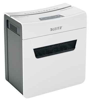 Шредер Leitz IQ Protect Premium 6X белый (секр.P-4) фрагменты 6лист. 10лтр. скрепки скобы