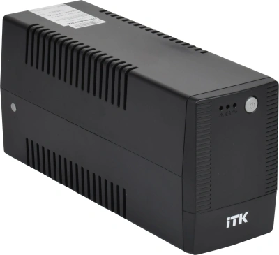 Источник бесперебойного питания ITK Electra EST-1000VA-1-001-S-L 600Вт 1000ВА черный