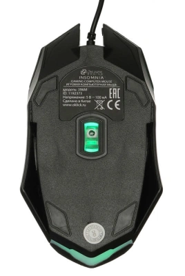 Мышь Оклик 396M INSOMNIA черный оптическая 1200dpi USB 3but (1192373)