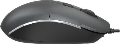 Мышь A4Tech Fstyler FM26S серый/черный оптическая 1600dpi silent USB для ноутбука 4but (FM26S USB (SMOKY GREY))