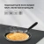 Сковорода блинная Rondell Pancake frypan RDA-022 круглая 24см покрытие: Xylan Plus ручка несъемная (без крышки) черный Сковорода блинная Rondell Pancake frypan RDA-022 круглая 24см покрытие: Xylan Plus ручка несъемная (без крышки) черный