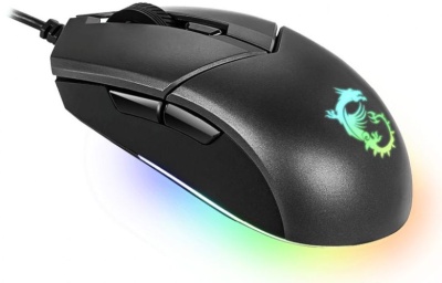 Мышь MSI Clutch GM11 черный оптическая 5000dpi USB 5but (S12-0402030-CLA)