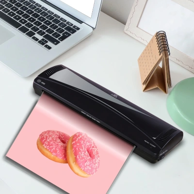 Ламинатор Cactus CS-LAB-M5 черный A3 (80-125мкм) 25см/мин (2вал.) хол.лам. лам.фото