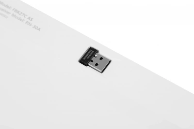 Клавиатура A4Tech FBK27C AS белый USB беспроводная BT/Radio slim Multimedia