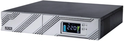 Источник бесперебойного питания Powercom Smart King RT SRT-3000A LCD 2700Вт 3000ВА черный
