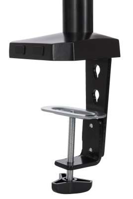 Кронштейн для мониторов ЖК Buro M10 черный 17"-27" макс.9кг крепление к столешнице поворот и наклон