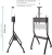 Стойка для телевизора Kromax Omega-14 черный 32"-90" макс.95кг напольный наклон