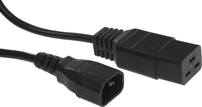 Шнур питания Lanmaster LAN-PP19/14-0.5-BK C19-С14 проводник.:3x0.75мм2 0.5м 220В 10А черный