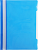 Папка-скоросшиватель Бюрократ -PS20BLUE A4 прозрач.верх.лист пластик синий 0.12/0.16
