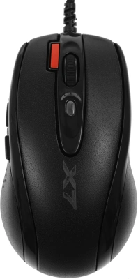 Мышь A4Tech X-7120 черный оптическая 2000dpi USB 7but (X-710BK+X7-200MP)