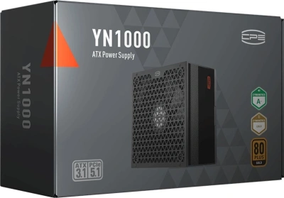 Блок питания PcCooler ATX 1000W YN1000 80+ gold (20+4pin) APFC 135mm fan 9xSATA Cab Manag RTL