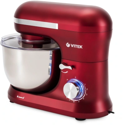 Миксер планетарный Vitek VT-PM0111 1500Вт вишневый