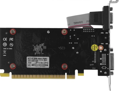 Видеокарта Biostar PCI-E 2.0 VN7103THX6 NVIDIA GeForce GT 710 2Gb 64bit DDR3 954/1333 DVIx1 HDMIx1 CRTx1 HDCP Ret low profile