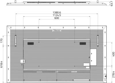 Панель Hisense 75" 75DM66D черный LED 8ms 16:9 HDMI M/M матовая 1200:1 500cd 178гр/178гр 3840x2160 DP 4K USB 29кг