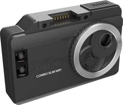 Видеорегистратор с радар-детектором Sho-Me Combo Slim WiFi 2160p 140гр. GPS внутренняя память:32Gb MStar 8629