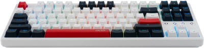 Клавиатура Acer OKR302 механическая белый USB беспроводная BT/Radio for gamer LED (ZL.KBDEE.016) кабель 1.6м